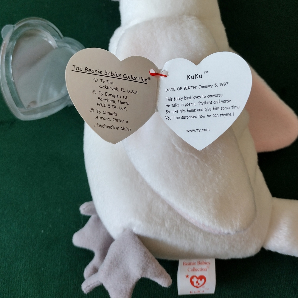 3/$21 The Beanie Baby Collection Plush Toy KuKu 1997 - Picture 4 of 8